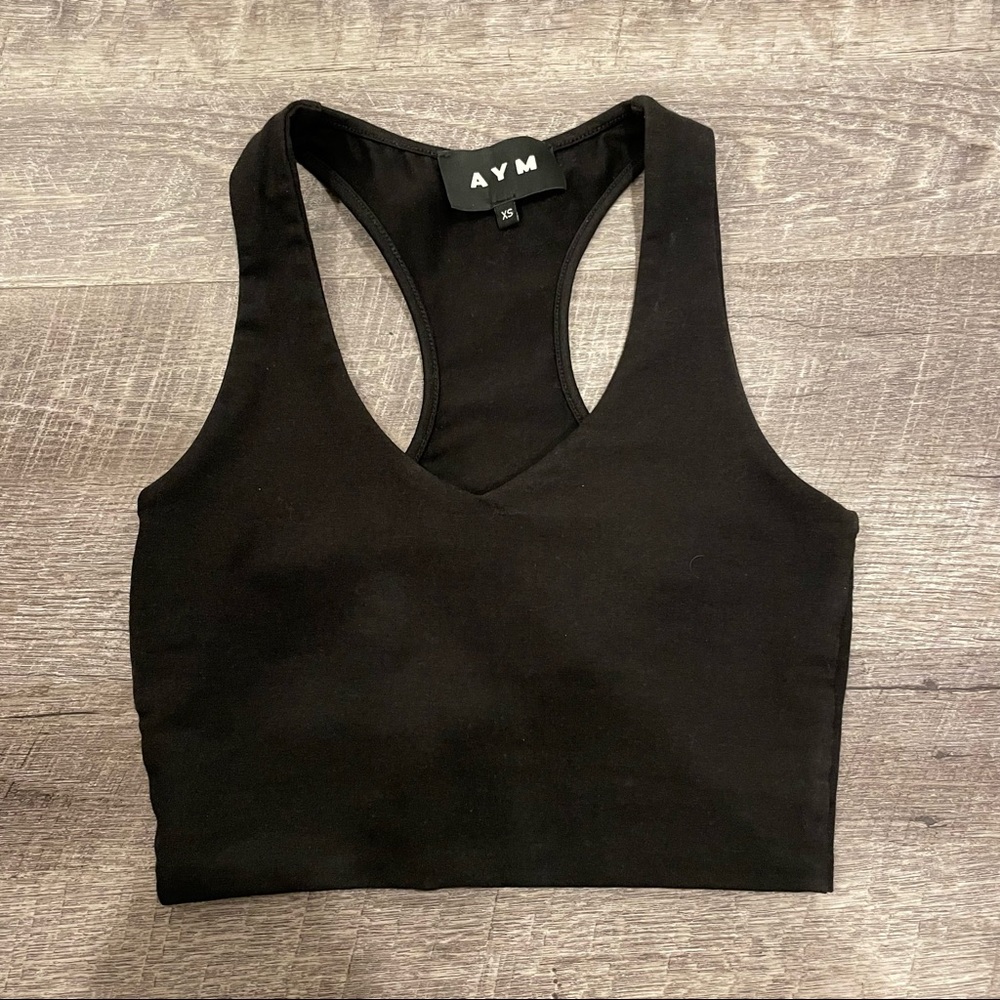 AYM ciara bamboo sculpting crop top